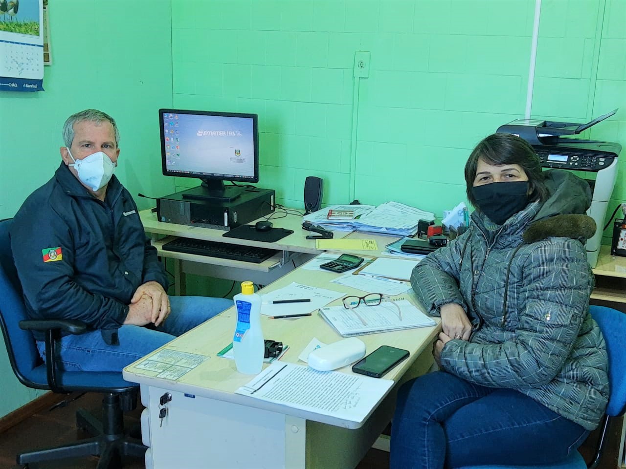 ESCRITÓRIO MUNICIPAL DA EMATER CONTA COM NOVA EXTENSIONISTA RURAL SOCIAL